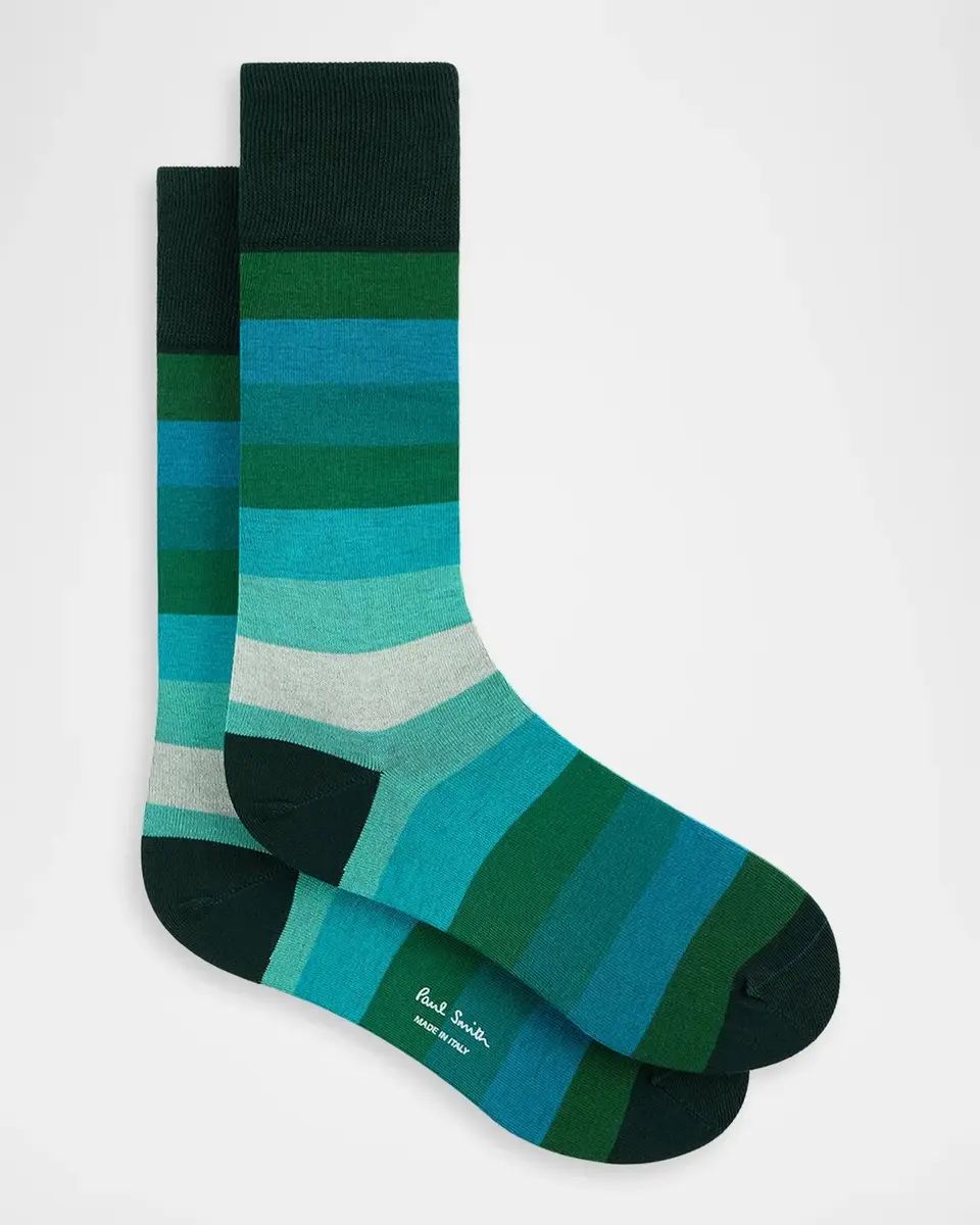 Paul Smith 3-Pack Striped Cotton-Blend Socks | Thumbnail 4 Paul Smith 3-Pack Striped Cotton-Blend Socks | Thumbnail 4