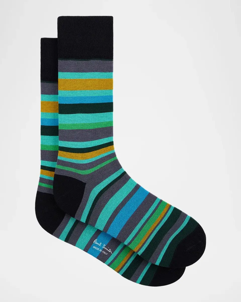 Paul Smith 3-Pack Printed Cotton-Blend Socks | Thumbnail 3 Paul Smith 3-Pack Printed Cotton-Blend Socks | Thumbnail 3