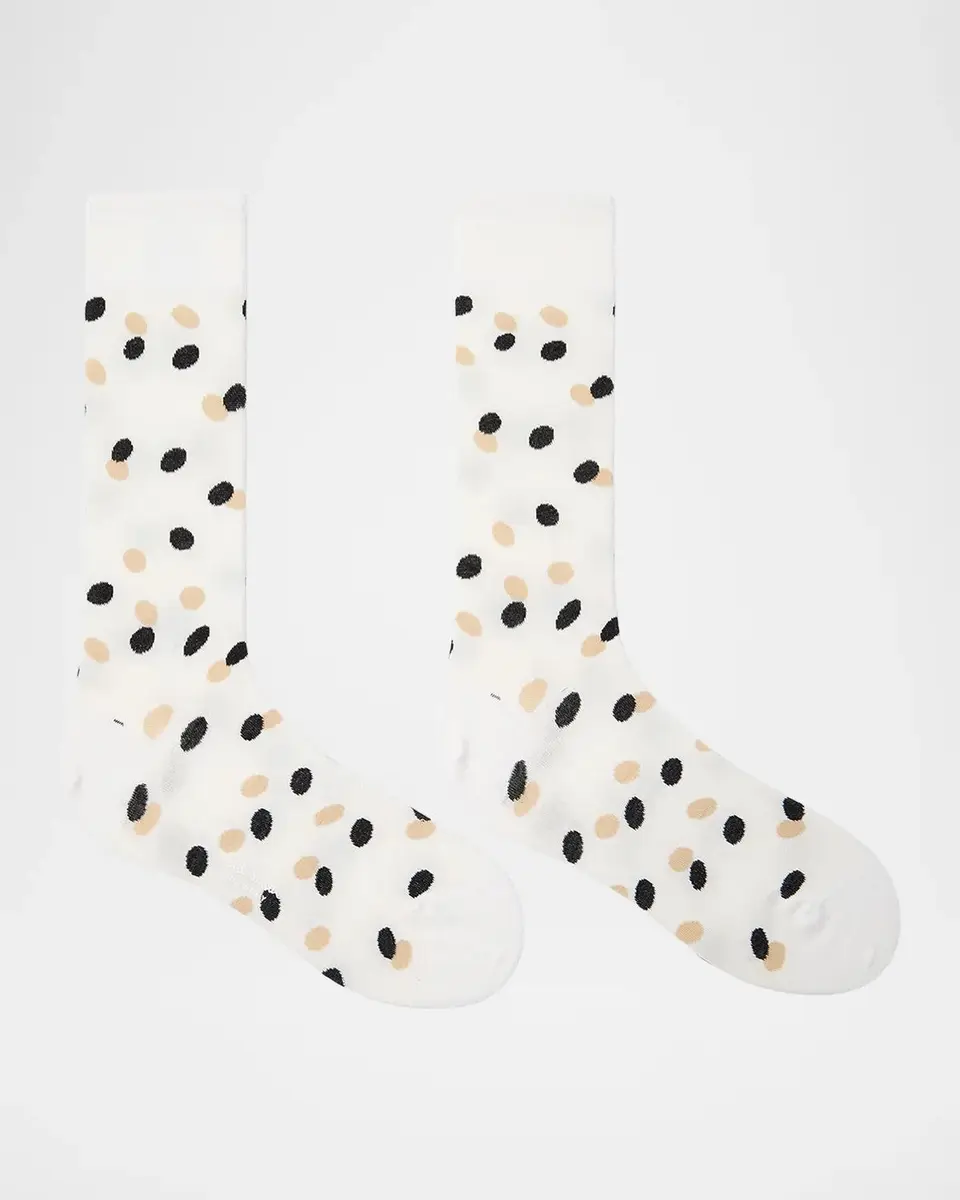Paul Smith Men's Shadow Polka Dot Crew Socks | Thumbnail 2 Paul Smith Men's Shadow Polka Dot Crew Socks | Thumbnail 2