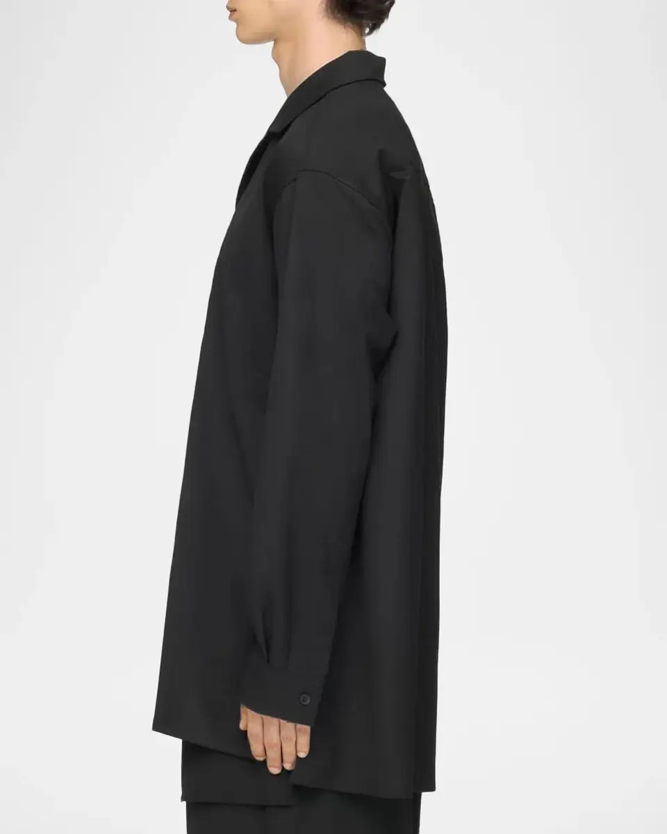 Y-3 Men's Adaptive Wool-Blend Overshirt | Thumbnail 6 Y-3 Men's Adaptive Wool-Blend Overshirt | Thumbnail 6
