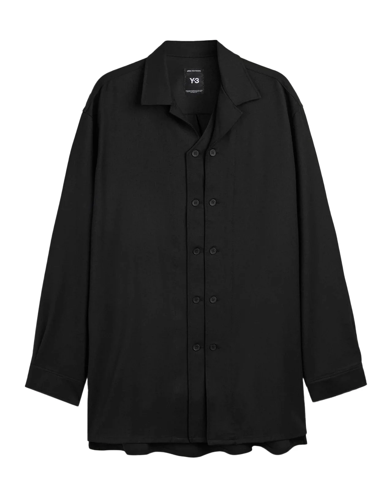 Y-3 Men's Adaptive Wool-Blend Overshirt
