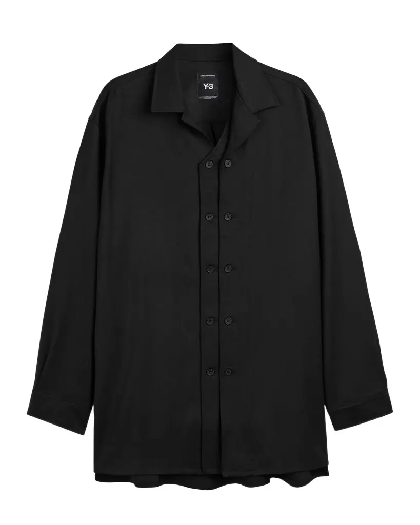 Y-3 Men's Adaptive Wool-Blend Overshirt