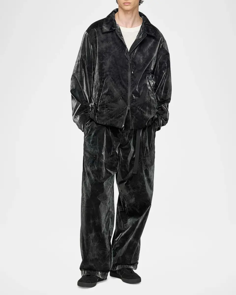 Y-3 Men's Marble Nylon Blouson Jacket | Thumbnail 2 Y-3 Men's Marble Nylon Blouson Jacket | Thumbnail 2