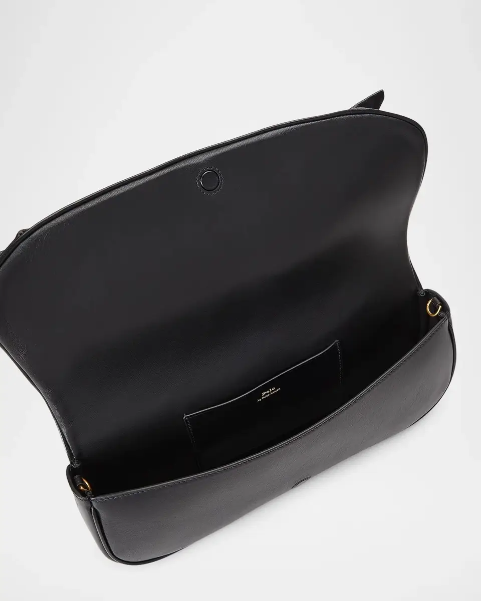 Polo Ralph Lauren Bow Leather Clutch | Thumbnail 3