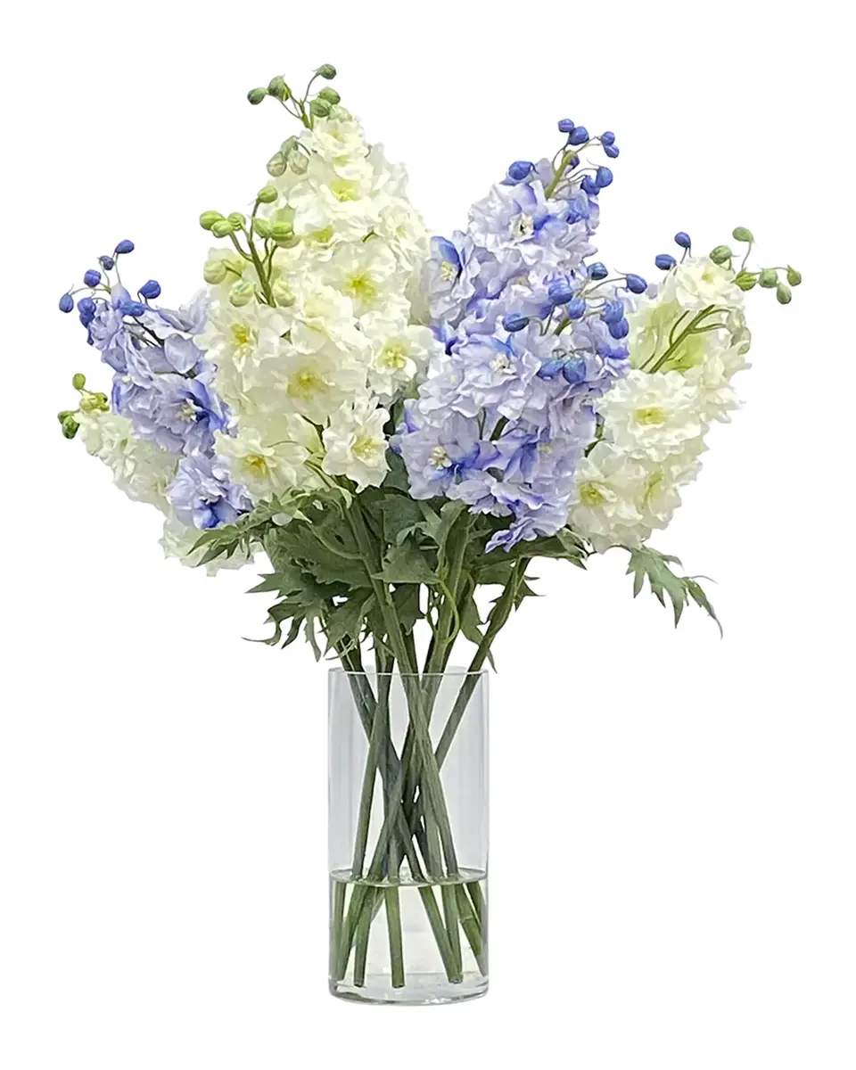 Winward Home Everyday Floral Tall Delphinium Arrangement | Thumbnail 2