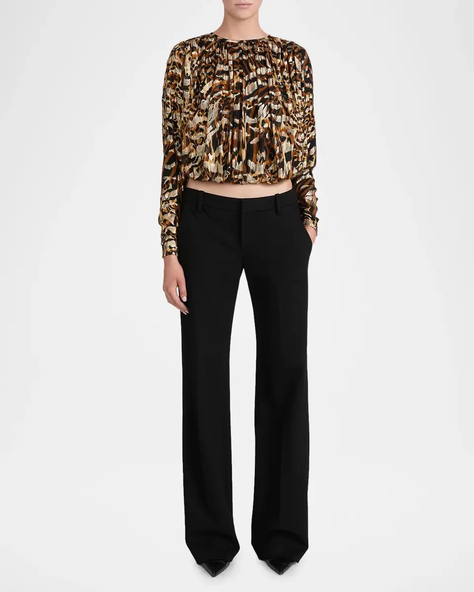 Frame The Pleated Bubble Blouse | Thumbnail 2 Frame The Pleated Bubble Blouse | Thumbnail 2