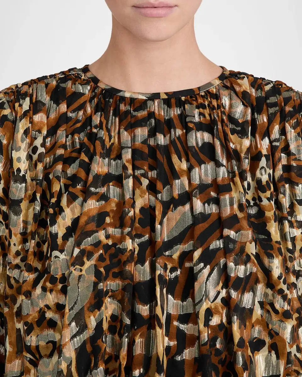 Frame The Pleated Bubble Blouse | Thumbnail 5 Frame The Pleated Bubble Blouse | Thumbnail 5
