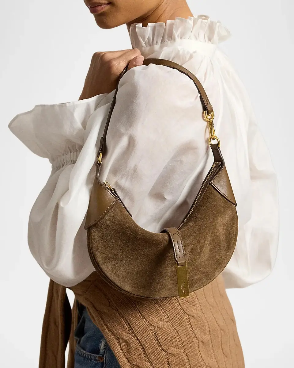 Polo Ralph Lauren Suede Shoulder Bag | Thumbnail 2
