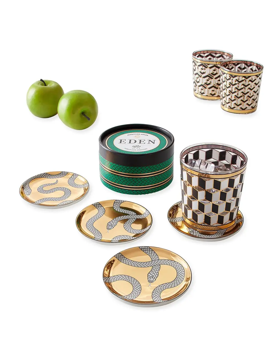Jonathan Adler Eden Coasters, Set of 4 | Thumbnail 2 Jonathan Adler Eden Coasters, Set of 4 | Thumbnail 2