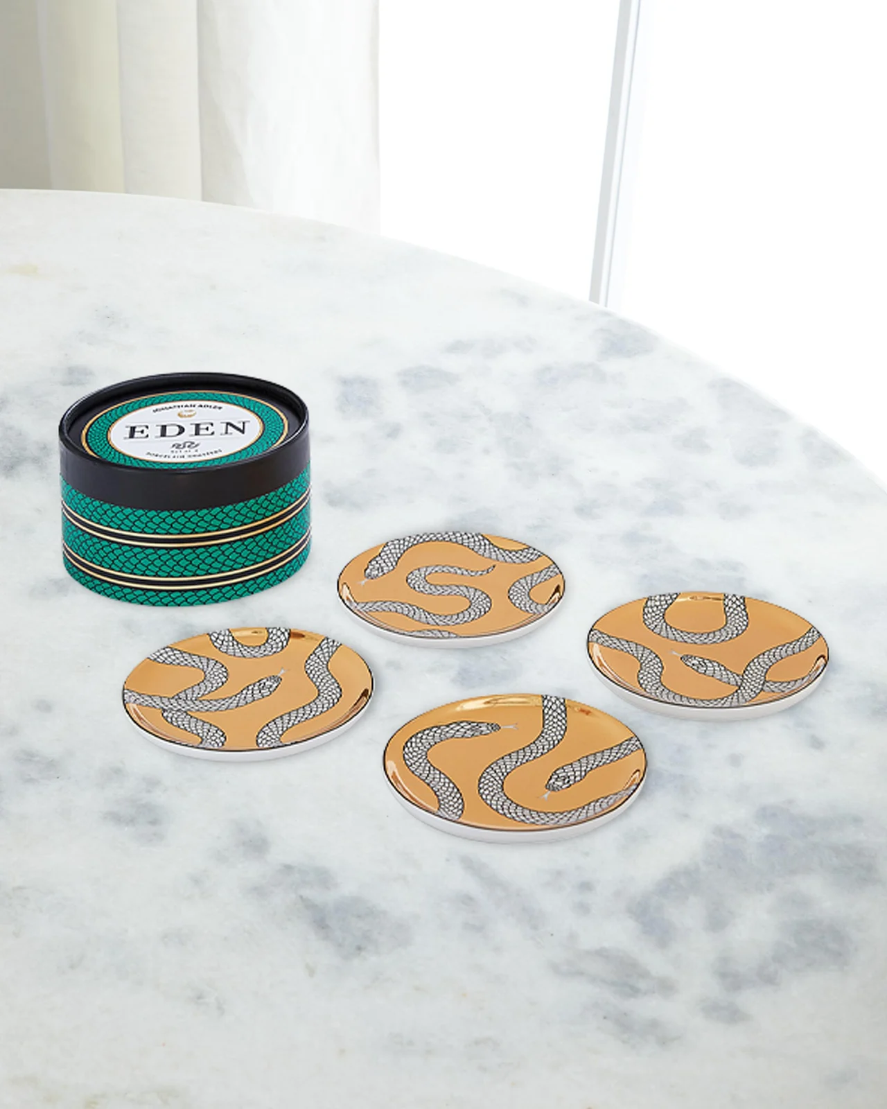 Jonathan Adler Eden Coasters, Set of 4
