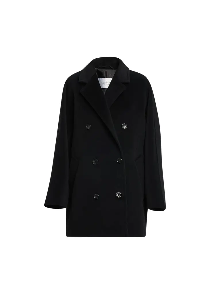 Rebus Wool Double-Breasted Short Coat Rebus Wool Double-Breasted Short Coat
