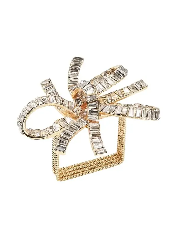 Kim Seybert Jeweled Bow Napkin Rings, Set of 4