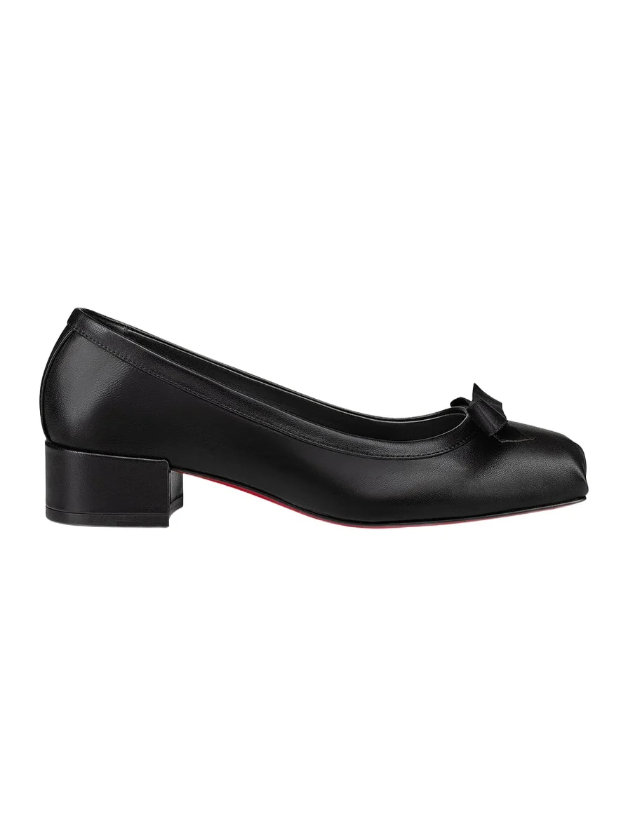 Mamaflirt Leather Red Sole Ballerina Pumps Mamaflirt Leather Red Sole Ballerina Pumps