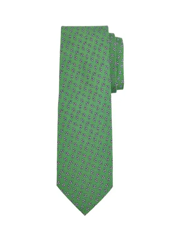 Cesare Attolini Men's Micro-Diamond Silk Tie