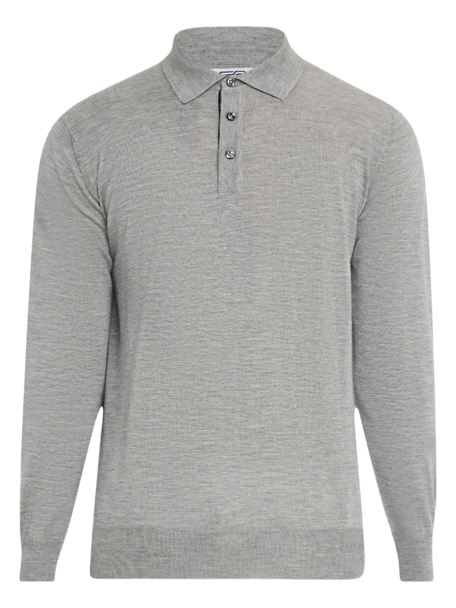 Cesare Attolini Men's Cashmere and Silk Polo Sweater
