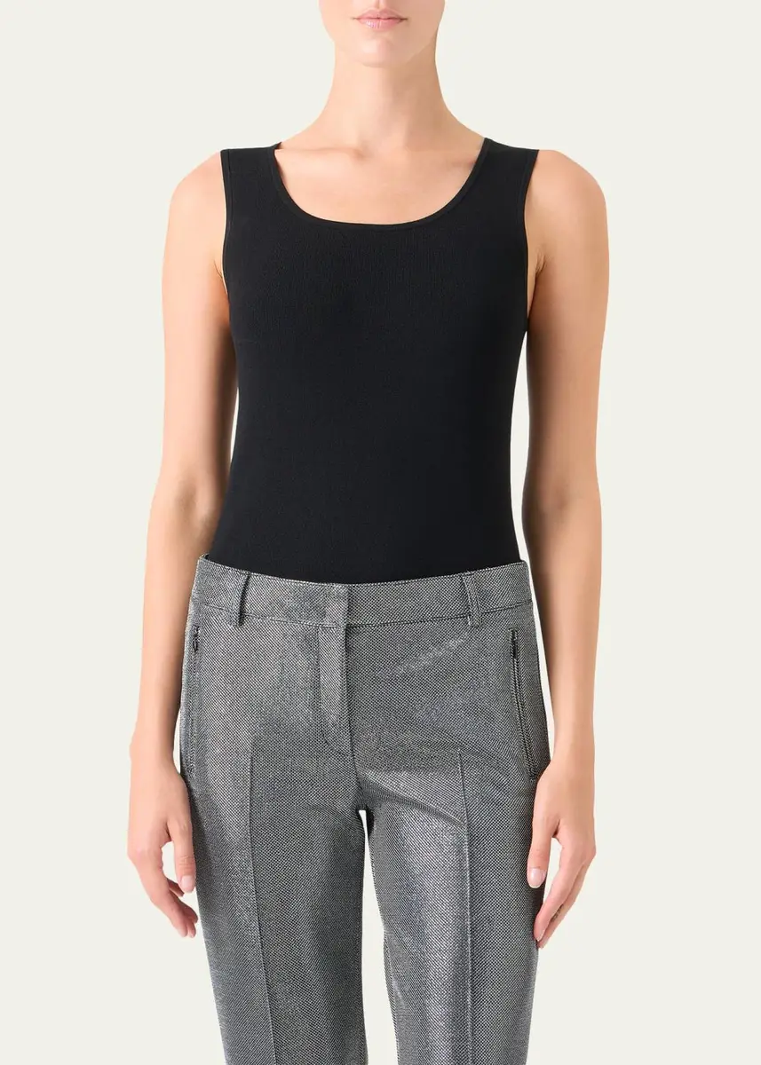 Akris punto Fitted Knit Tank Top | Thumbnail 4