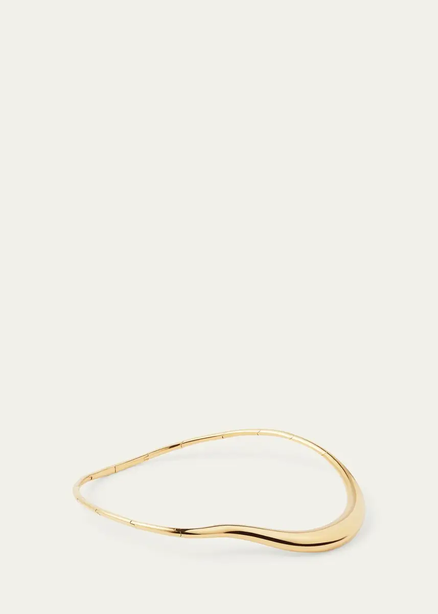 Fernando Jorge 18K Yellow Gold Bold Stream Wave Necklace | Thumbnail 2 Fernando Jorge 18K Yellow Gold Bold Stream Wave Necklace | Thumbnail 2