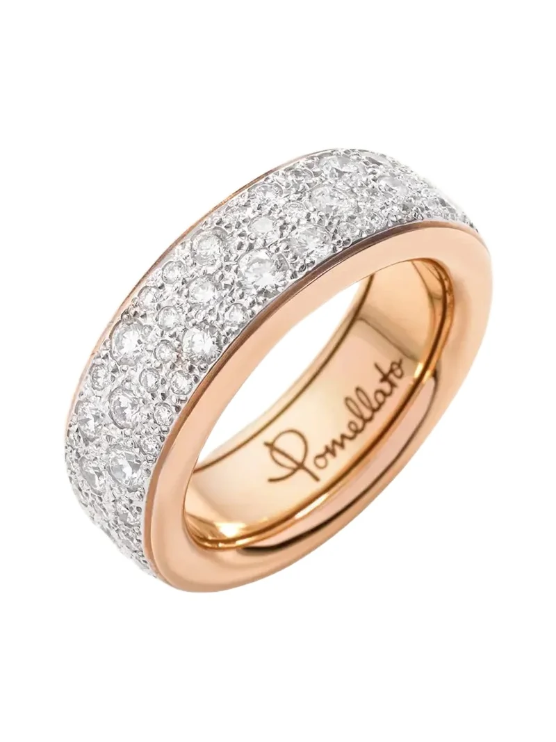 Pomellato 18K Iconica Slim Ring with Diamonds