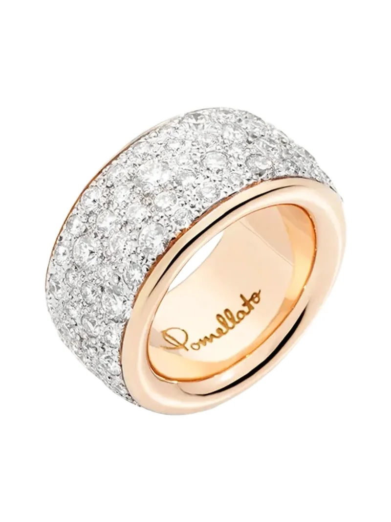 Pomellato Iconica Maxi 18K Rose Gold Diamond Ring