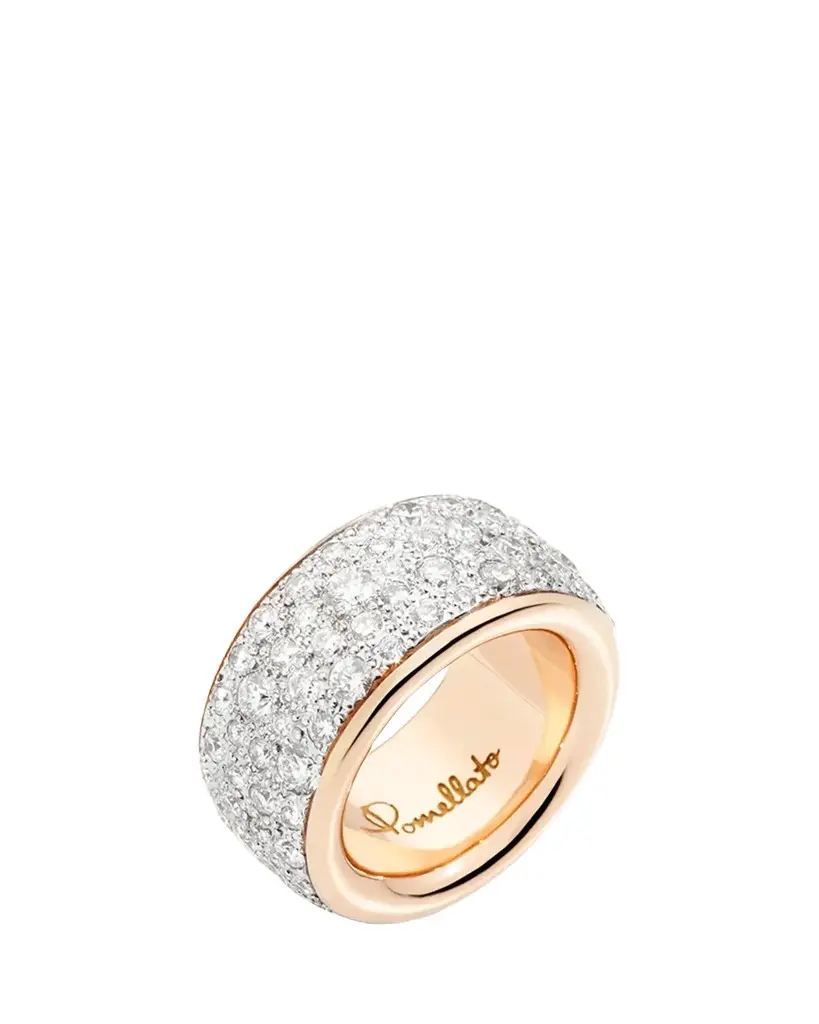 Pomellato Iconica Maxi 18K Rose Gold Diamond Ring