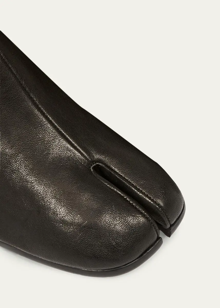 Maison Margiela Men's Tabi Split-Toe Leather Ankle Boots | Thumbnail 4