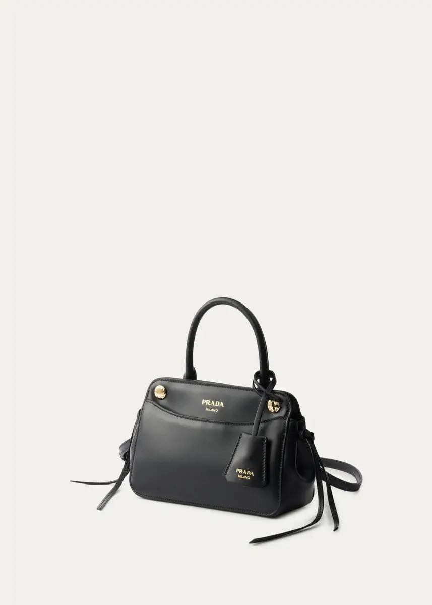 Prada Carry Mini Leather Top-Handle Bag | Thumbnail 3 Prada Carry Mini Leather Top-Handle Bag | Thumbnail 3
