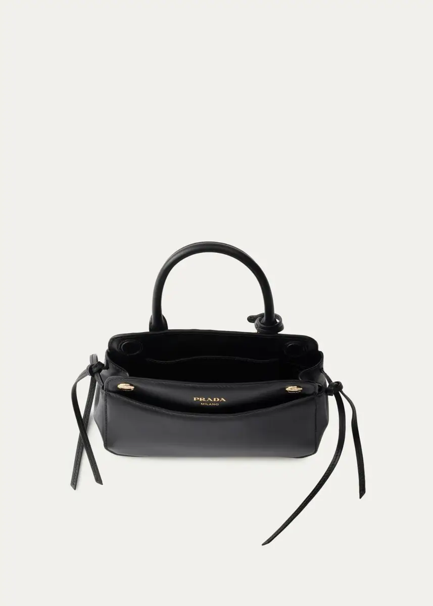 Prada Carry Mini Leather Top-Handle Bag | Thumbnail 4 Prada Carry Mini Leather Top-Handle Bag | Thumbnail 4