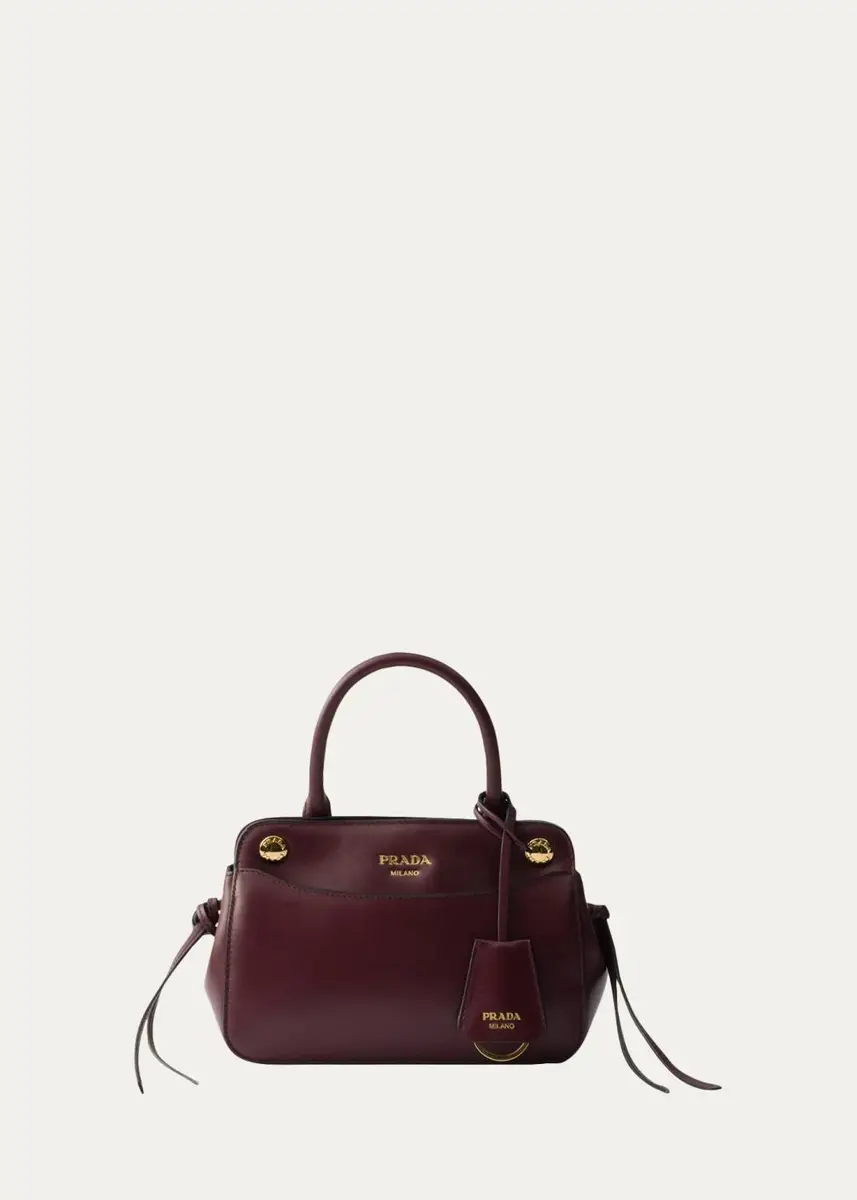 Prada Carry Mini Leather Top-Handle Bag | Thumbnail 6 Prada Carry Mini Leather Top-Handle Bag | Thumbnail 6