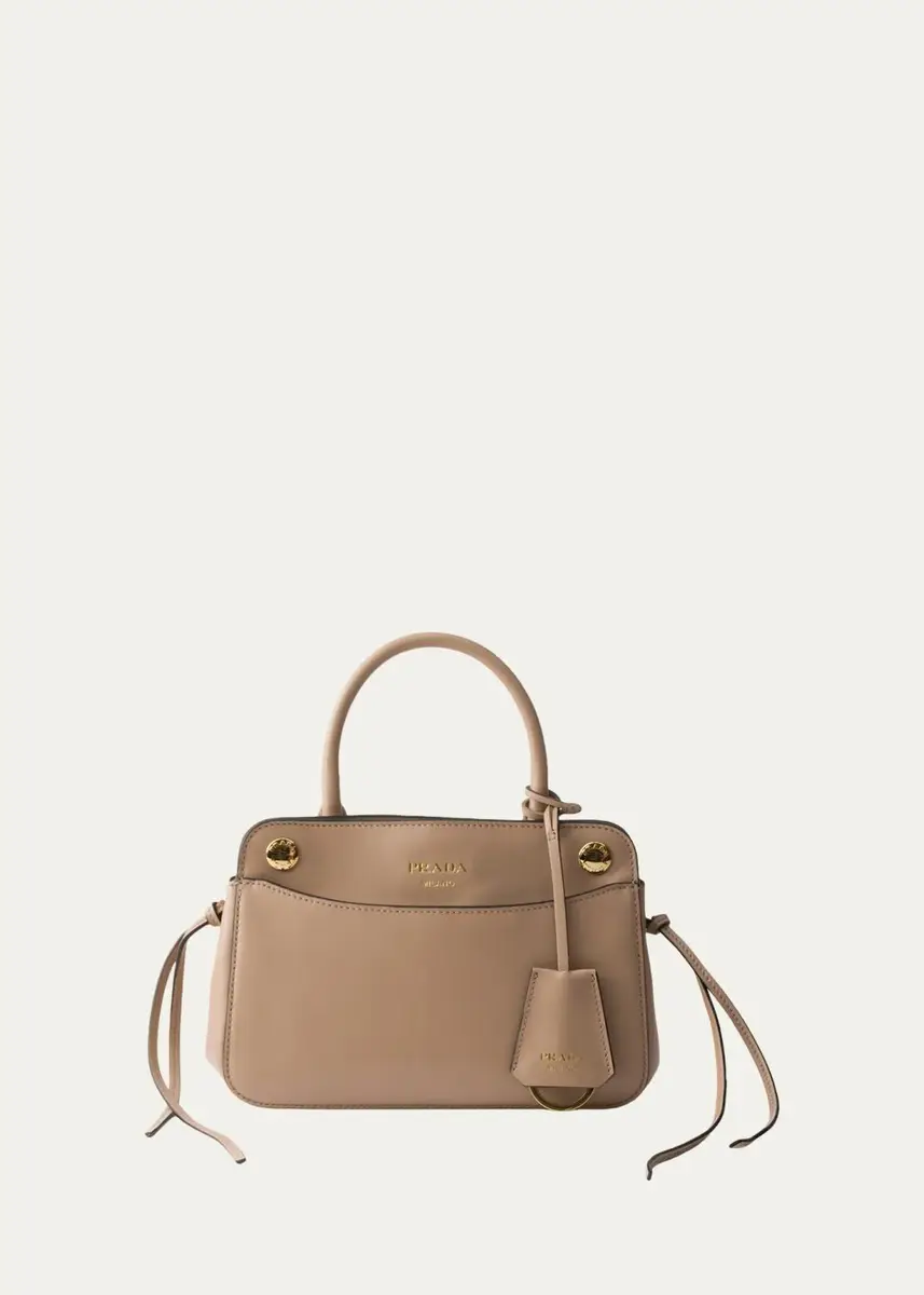 Prada Carry Mini Leather Top-Handle Bag | Thumbnail 8 Prada Carry Mini Leather Top-Handle Bag | Thumbnail 8