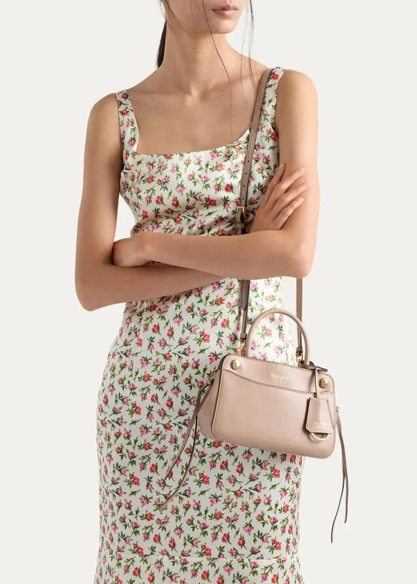 Prada Carry Mini Leather Top-Handle Bag | Thumbnail 9 Prada Carry Mini Leather Top-Handle Bag | Thumbnail 9