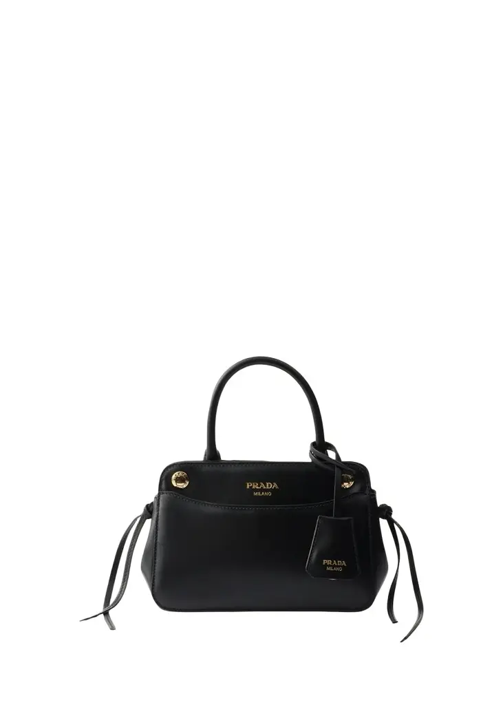 Prada Carry Mini Leather Top-Handle Bag