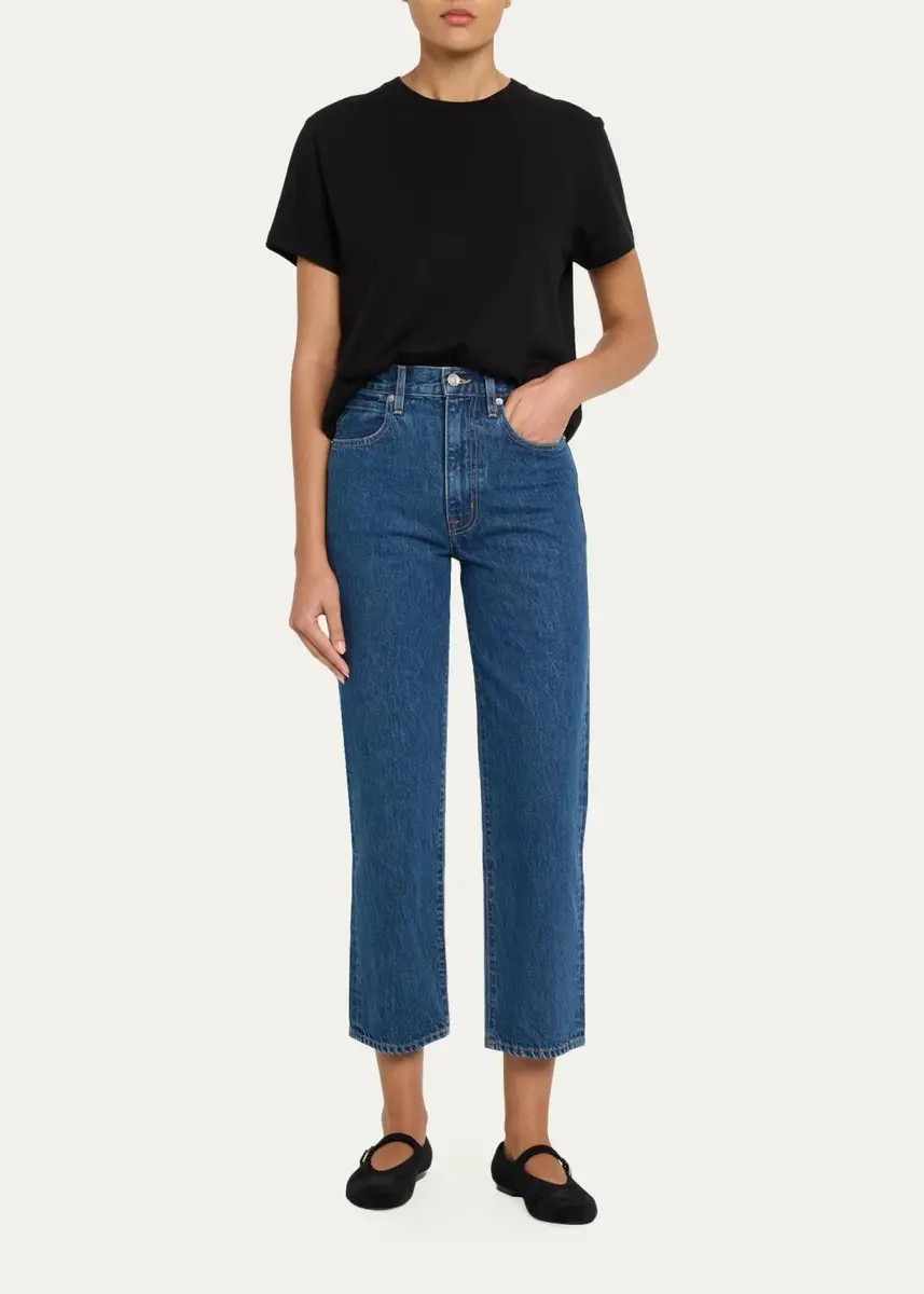 SLVRLAKE London Cropped Straight-Leg Jeans | Thumbnail 2 SLVRLAKE London Cropped Straight-Leg Jeans | Thumbnail 2