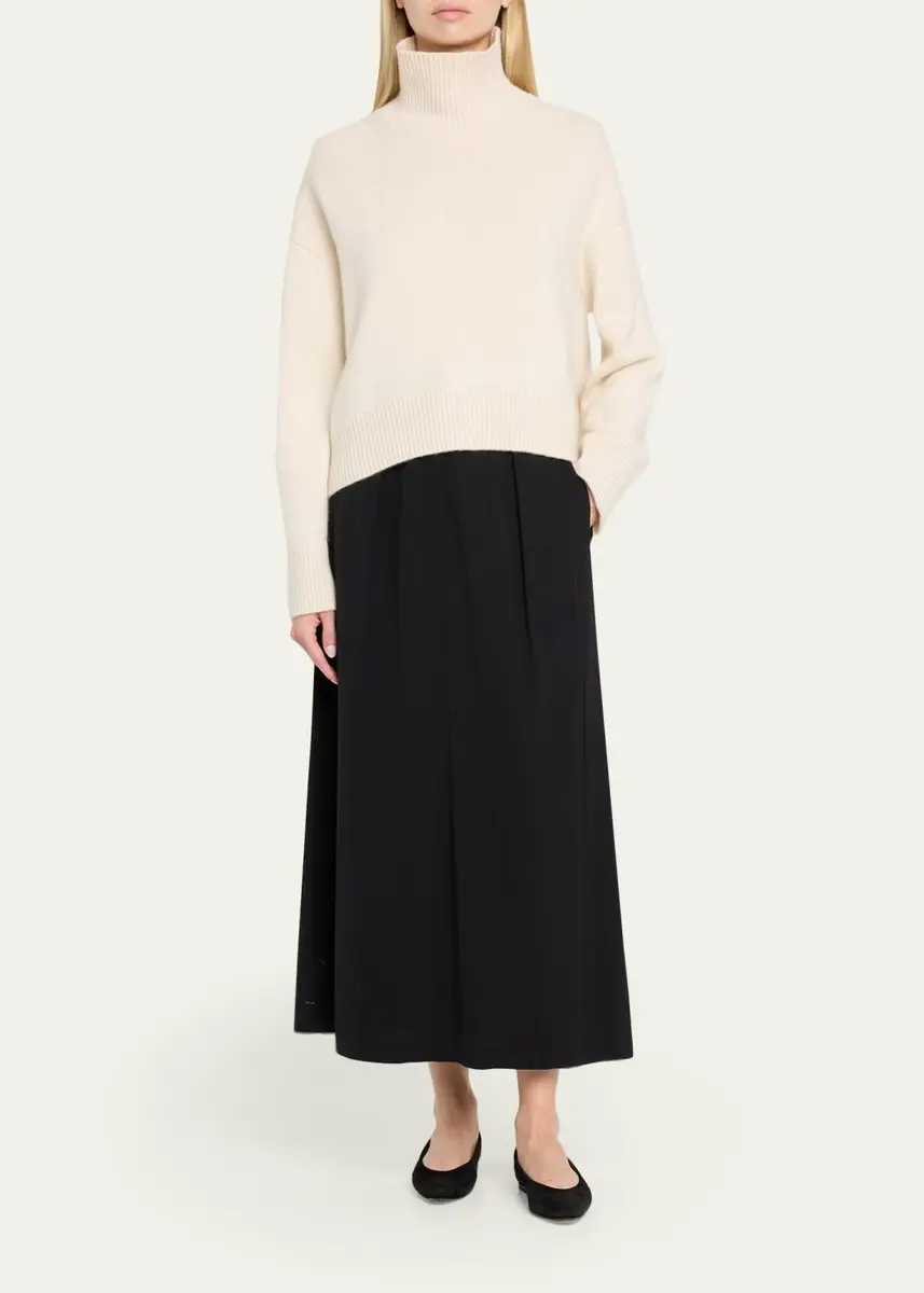 Loulou de Saison Jonah 01 Cashmere Turtleneck Sweater | Thumbnail 2 Loulou de Saison Jonah 01 Cashmere Turtleneck Sweater | Thumbnail 2