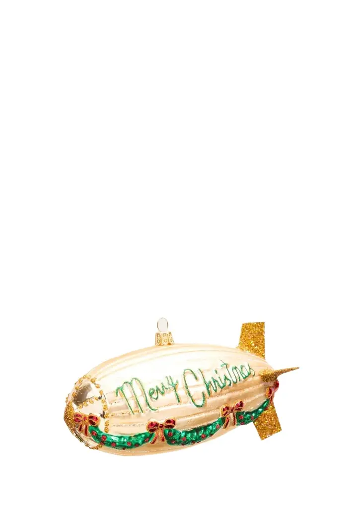 Hanco Blimp Christmas Ornament