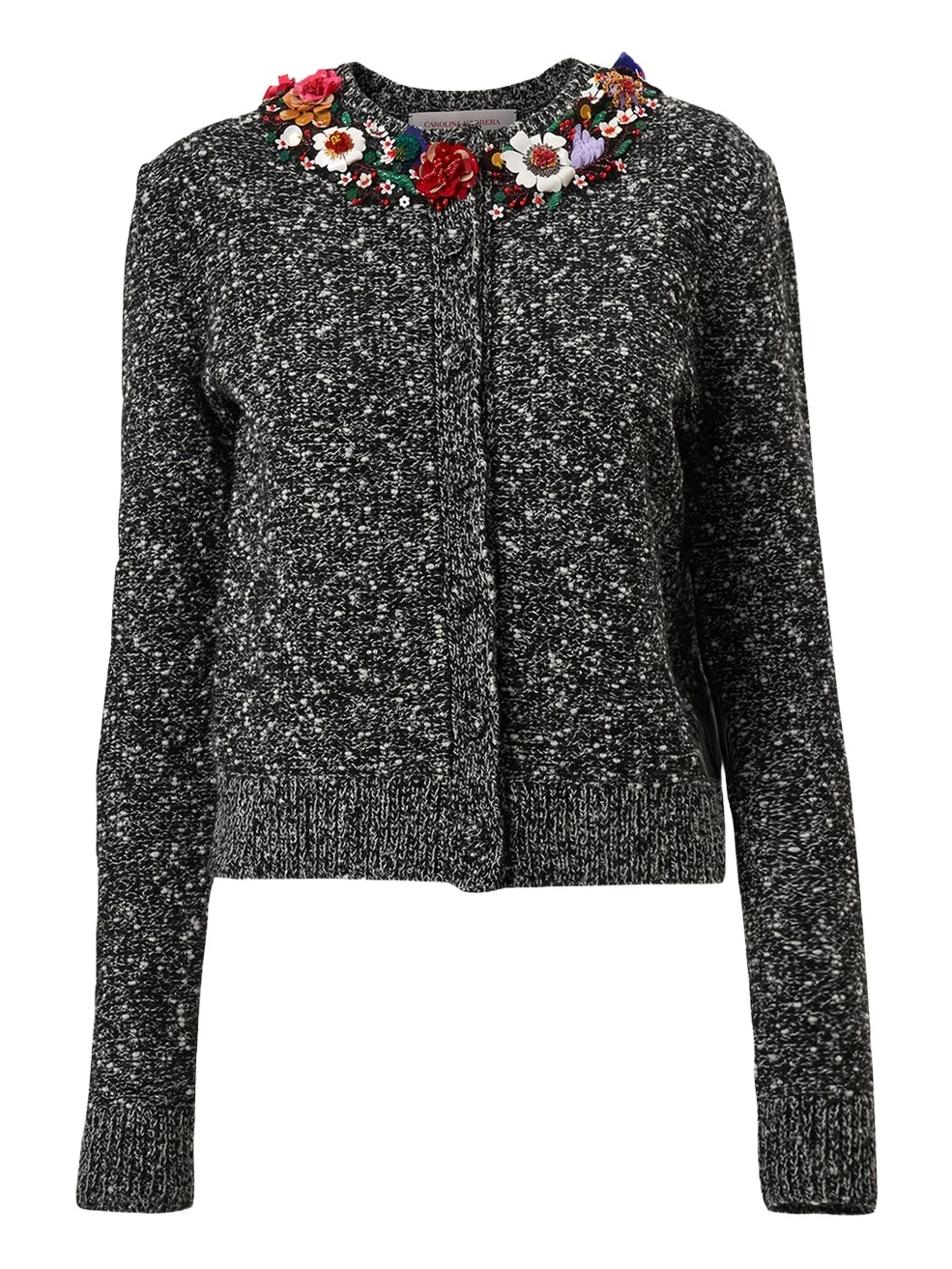 Carolina Herrera Floral Embellished Cardigan