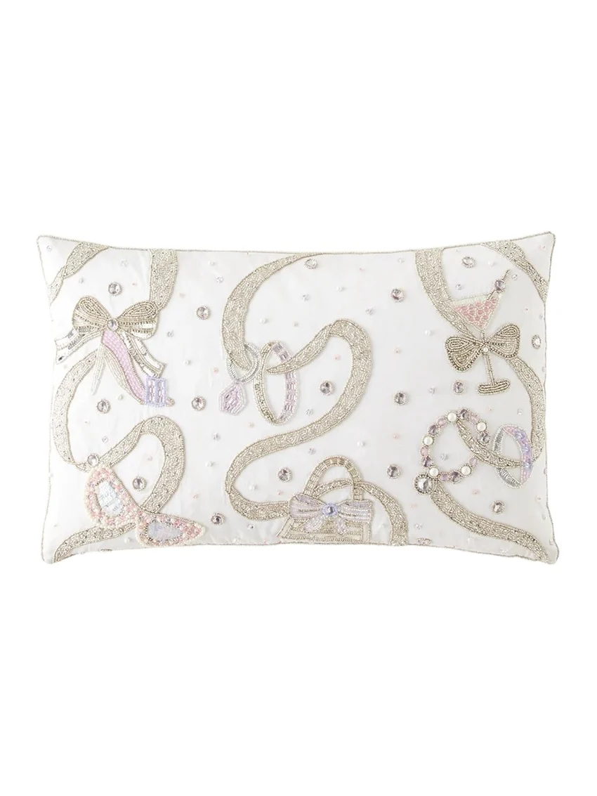 Kim Seybert Fashion Frenzy Embellished Pillow