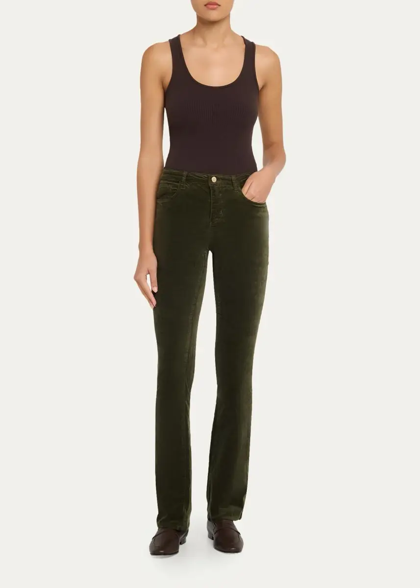 L'Agence Stevie High-Rise Straight Jeans | Thumbnail 6 L'Agence Stevie High-Rise Straight Jeans | Thumbnail 6