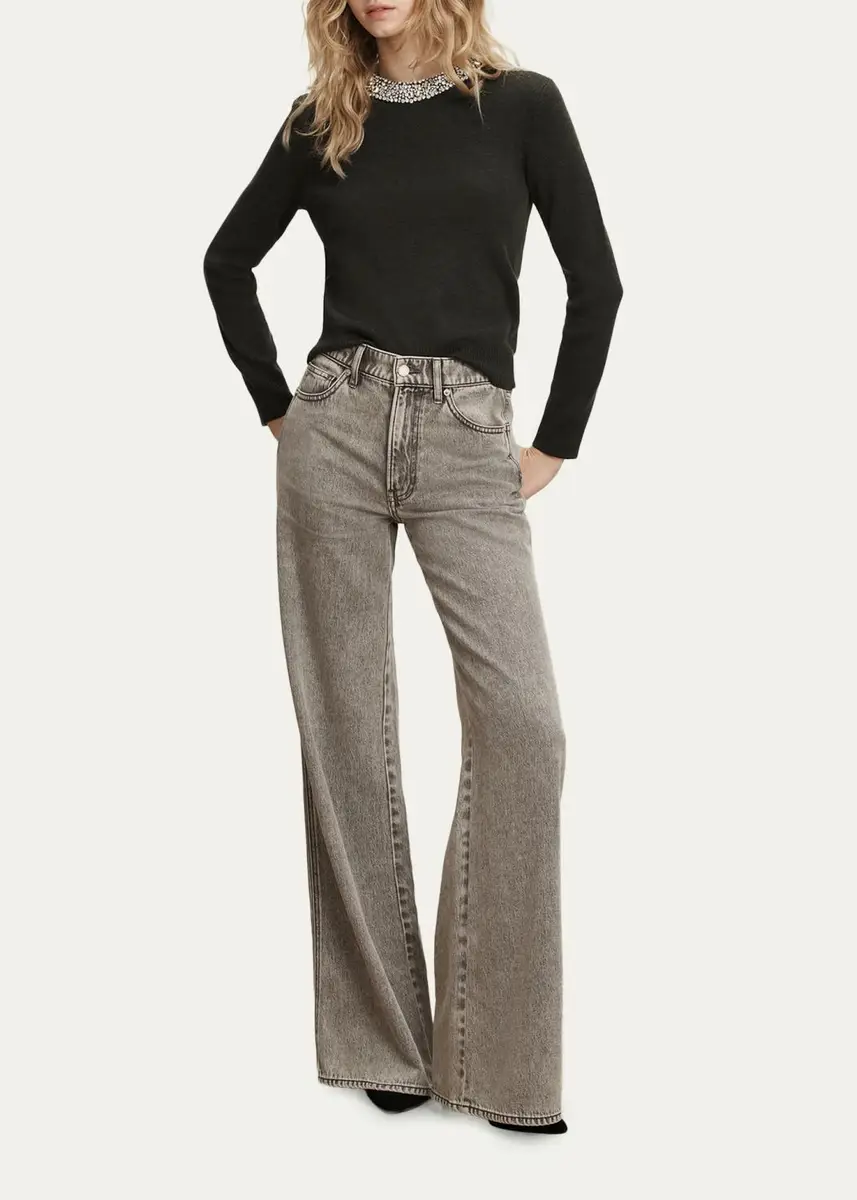 Veronica Beard Daro Embellished Wool Sweater | Thumbnail 2 Veronica Beard Daro Embellished Wool Sweater | Thumbnail 2