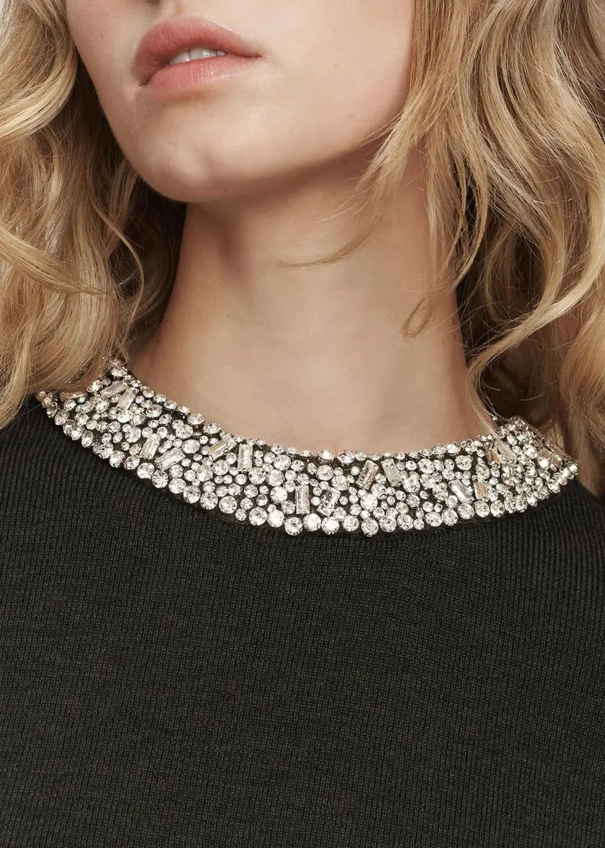 Veronica Beard Daro Embellished Wool Sweater | Thumbnail 5 Veronica Beard Daro Embellished Wool Sweater | Thumbnail 5