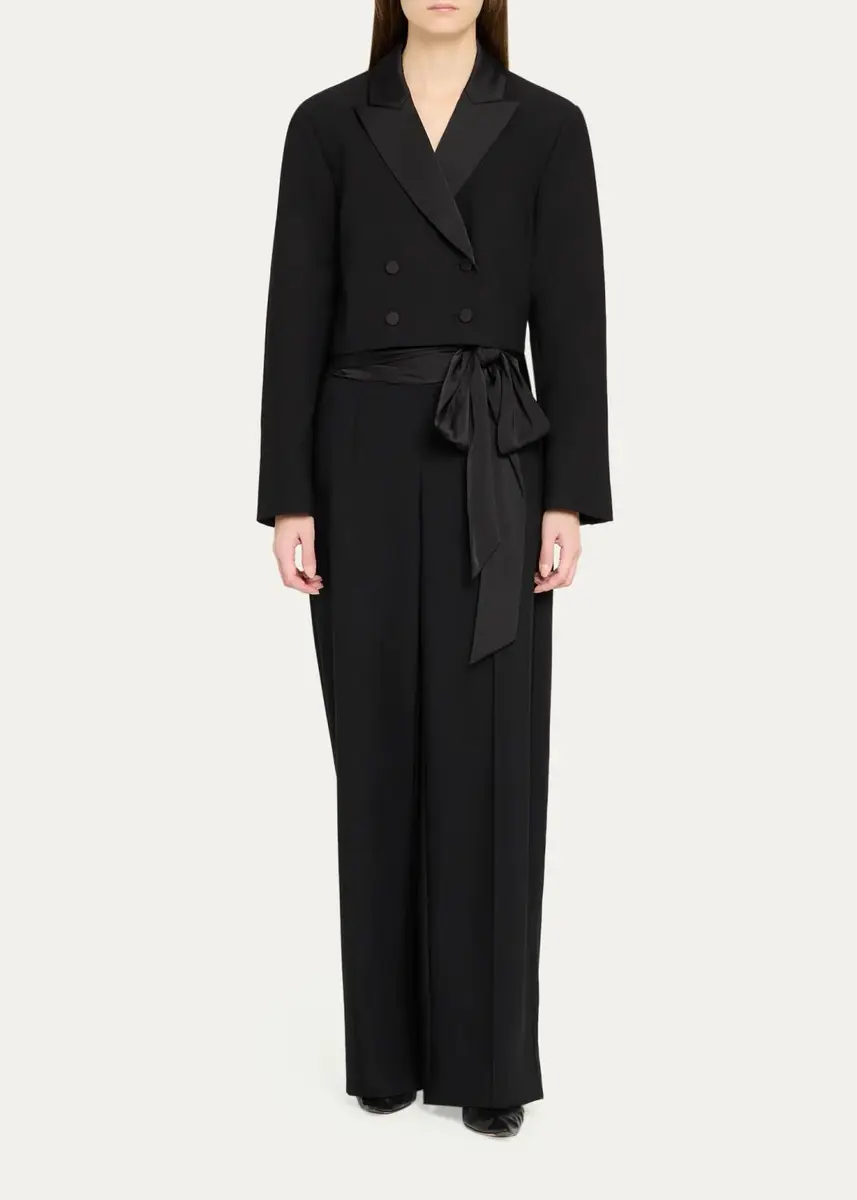 Cinq à Sept Romilly Cummerbund Wide-Leg Trousers | Thumbnail 2