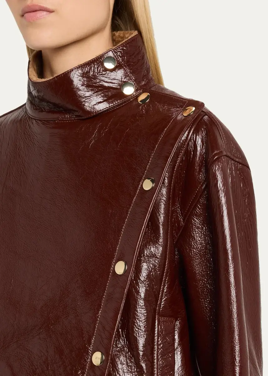 Ulla Johnson Honora Patent Leather Jacket | Thumbnail 5