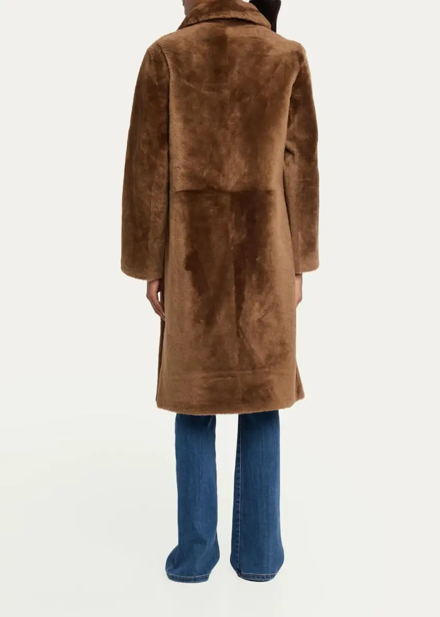 Yves Salomon Shearling Reversible Coat | Thumbnail 3