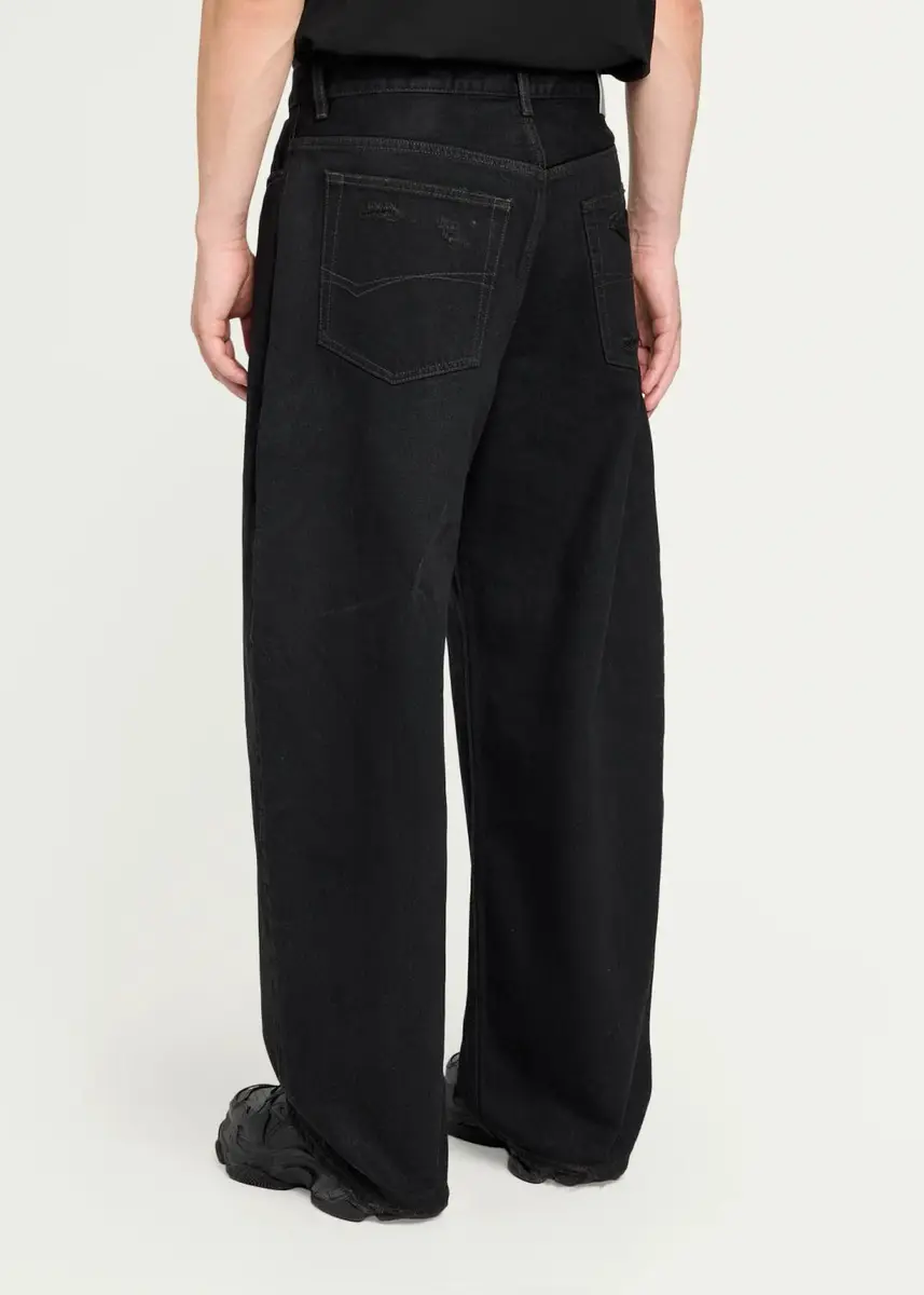 Balenciaga Men's Relaxed Curved Jeans | Thumbnail 3