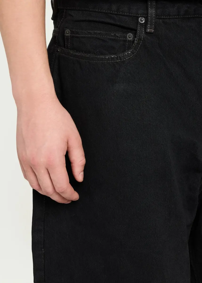 Balenciaga Men's Relaxed Curved Jeans | Thumbnail 5
