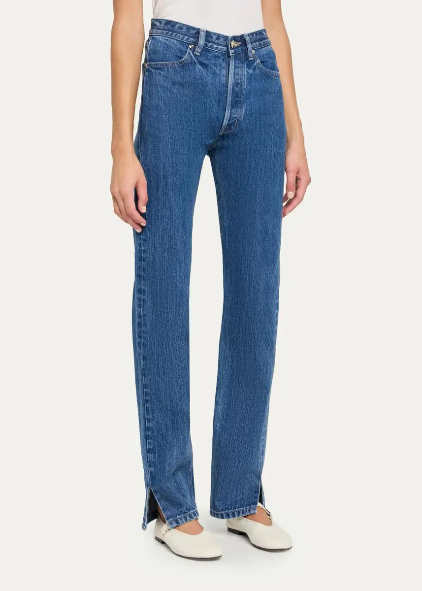 RÙADH Agnes Split Hem Slim-Leg Jeans | Thumbnail 4 RÙADH Agnes Split Hem Slim-Leg Jeans | Thumbnail 4