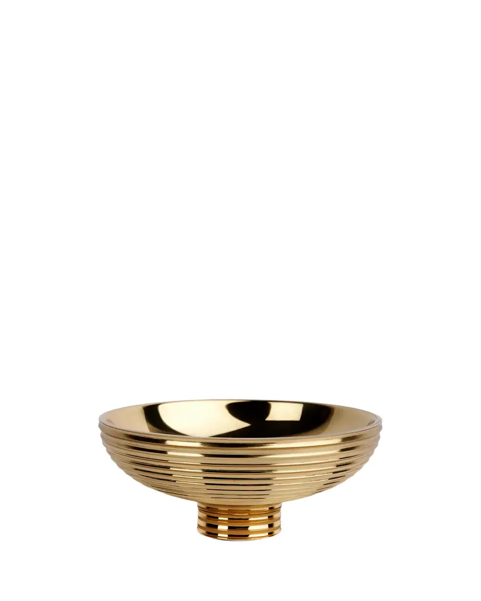 Greg Natale Operetta Ribbed Brass Catchall | Thumbnail 2 Greg Natale Operetta Ribbed Brass Catchall | Thumbnail 2