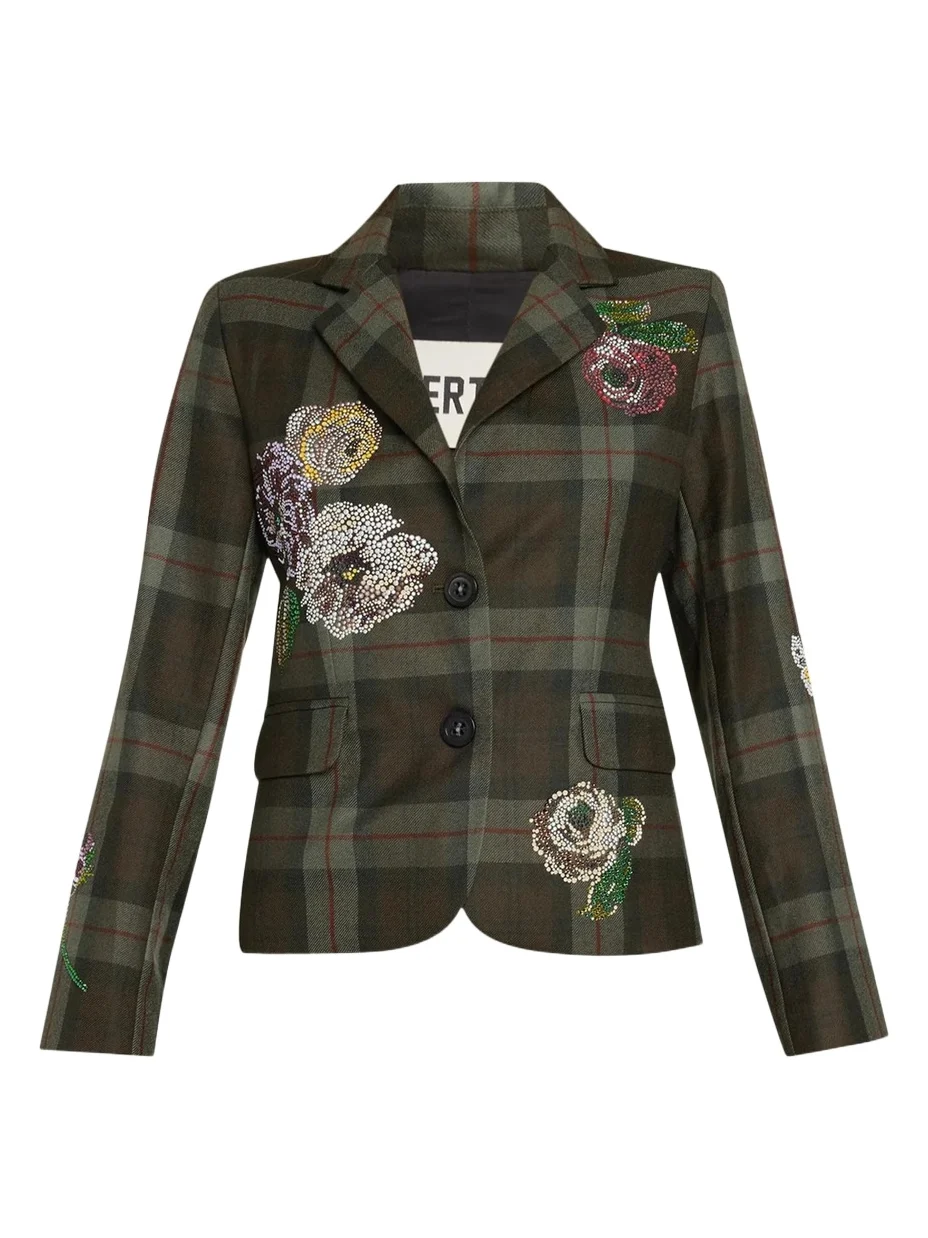Libertine Scottish Rose Diamante Single-Breasted Classic Jacket