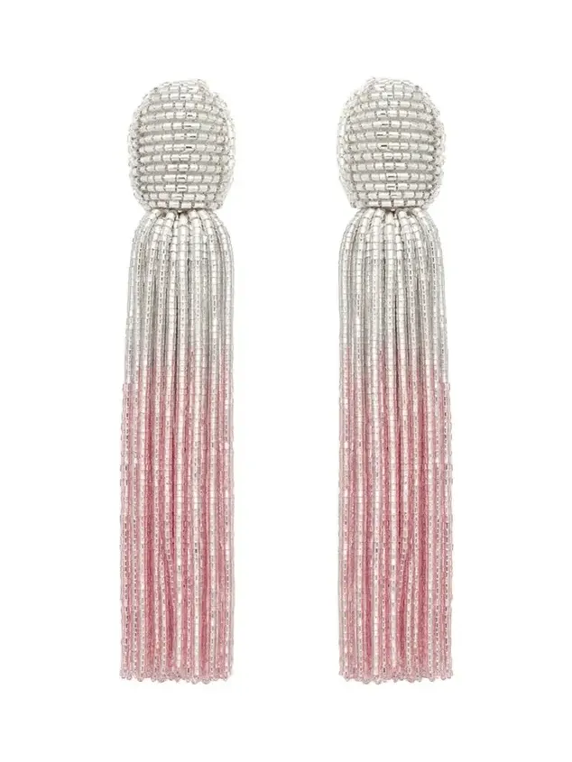 Ombre Beaded Tasel Earrings Ombre Beaded Tasel Earrings