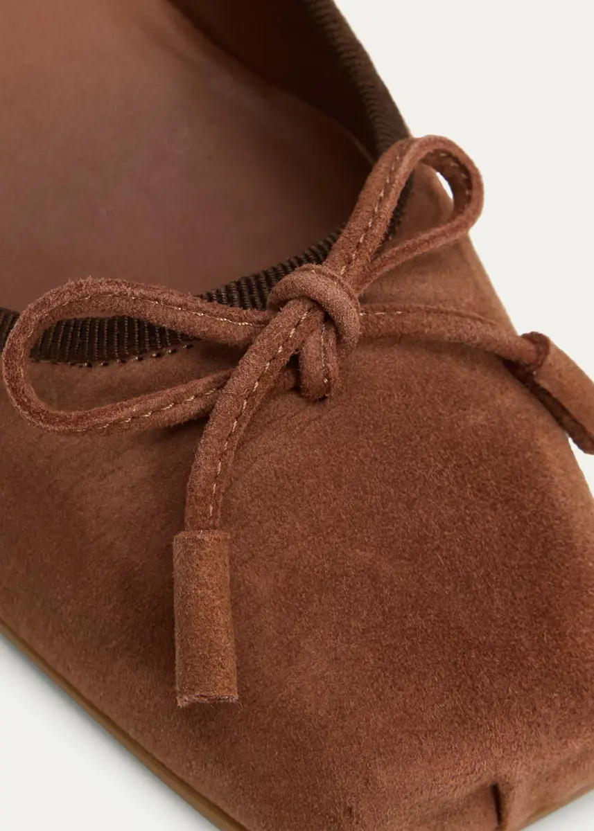 Aquatalia Camalfi Suede Ballerina Flats | Thumbnail 3 Aquatalia Camalfi Suede Ballerina Flats | Thumbnail 3