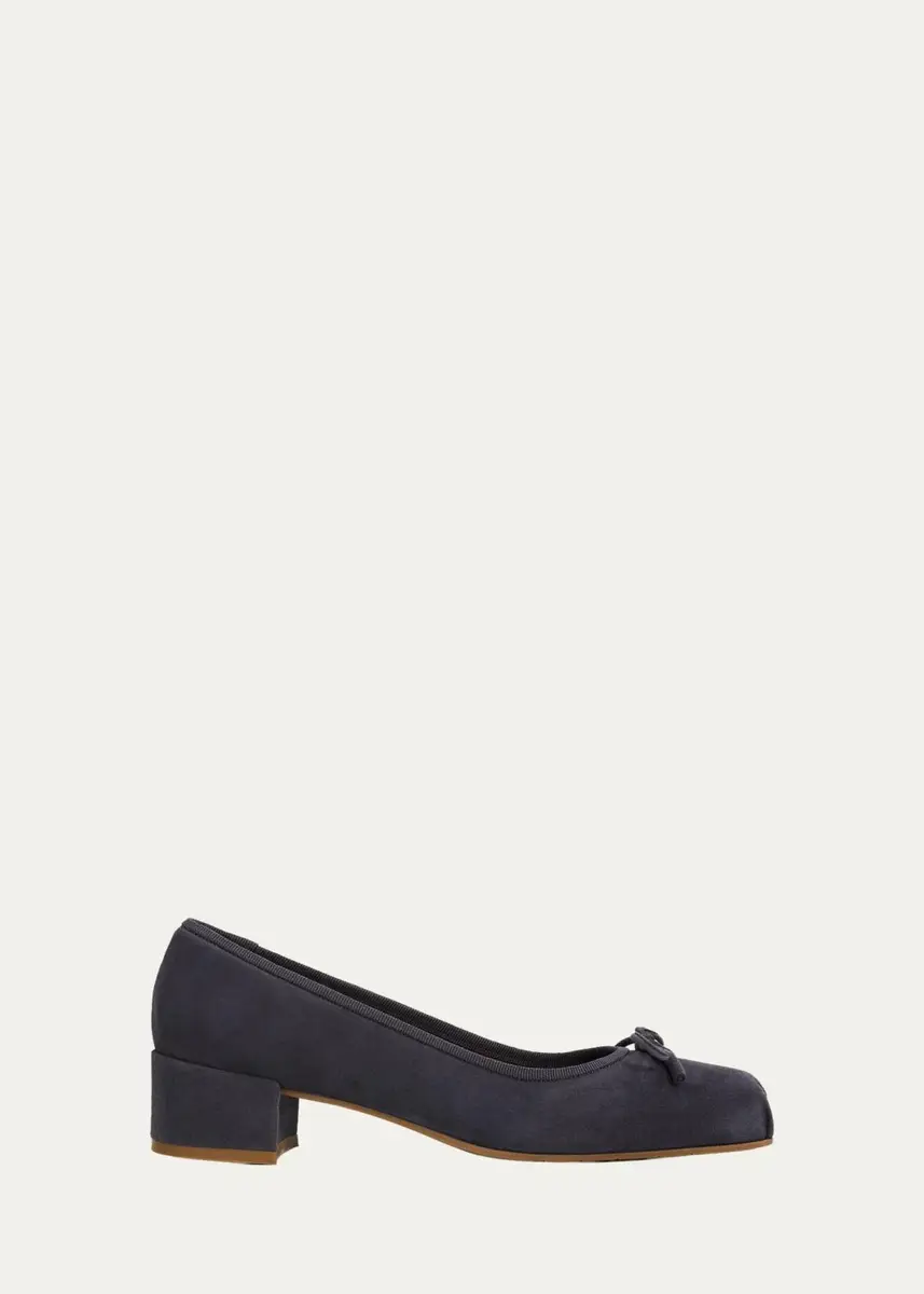 Aquatalia Camalfi Suede Ballerina Flats | Thumbnail 4 Aquatalia Camalfi Suede Ballerina Flats | Thumbnail 4